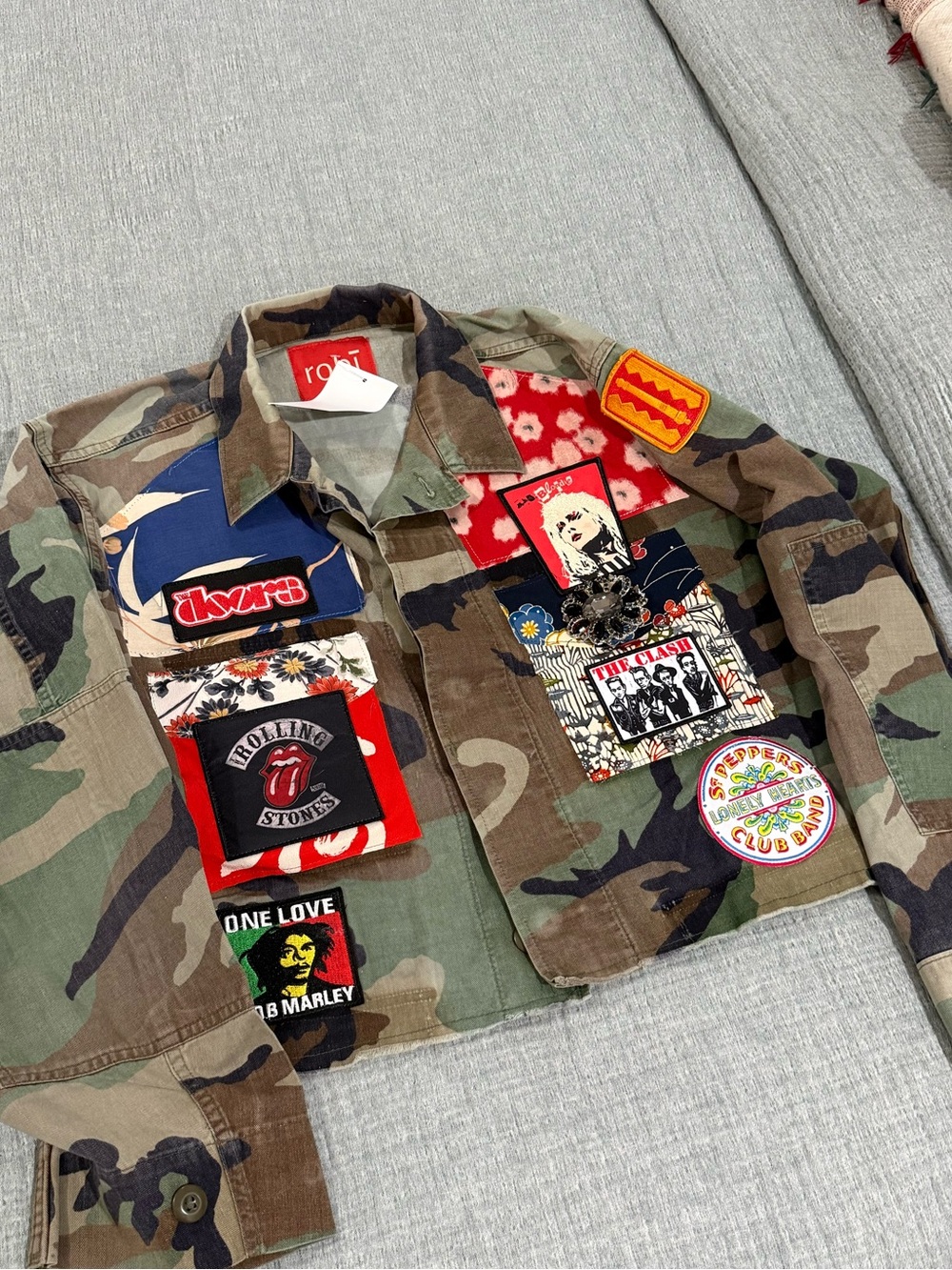 Robi Vintage Camo Long Sleeve Jacket
